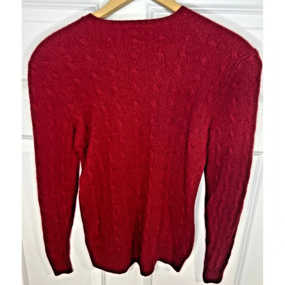 Ralph Lauren Polo VTG 1995 Pullover Sweater‎ Wool Cashmere Blend Old Money Pony
